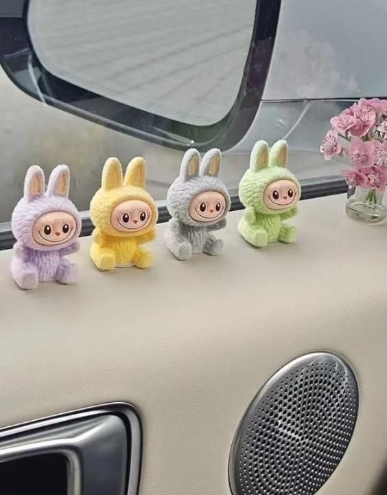 Trendy Labubu Mini Car Dashboard ( Pack of 4 ) - Zaporia Store
