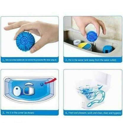 Toilet Cleaning Tablet-Toilet Deodorizer Bathroom Cleaner Tablet Pack of 1 (10pc) - Zaporia Store