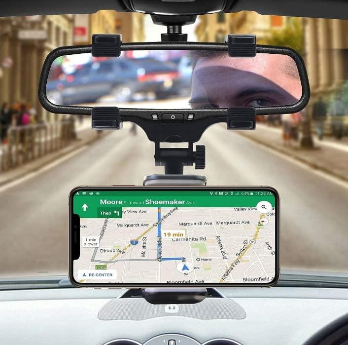 Rearview Mirror Phone Holder for Car - Zaporia Store