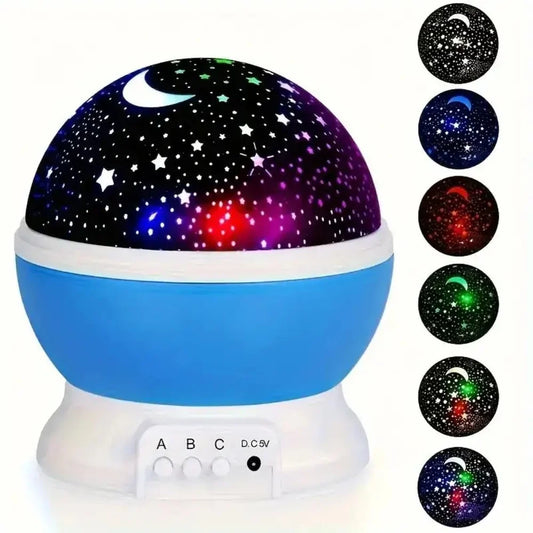 Star Master Rotating Night Light – LED Starry Sky & Moon Projector for Kids' Bedrooms - Zaporia Store