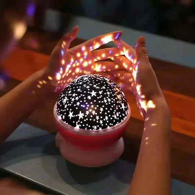 Star Master Rotating Night Light – LED Starry Sky & Moon Projector for Kids' Bedrooms - Zaporia Store