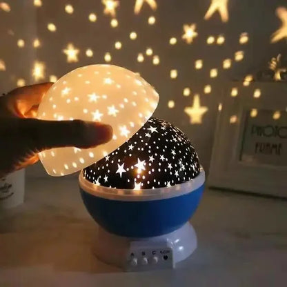 Star Master Rotating Night Light – LED Starry Sky & Moon Projector for Kids' Bedrooms - Zaporia Store